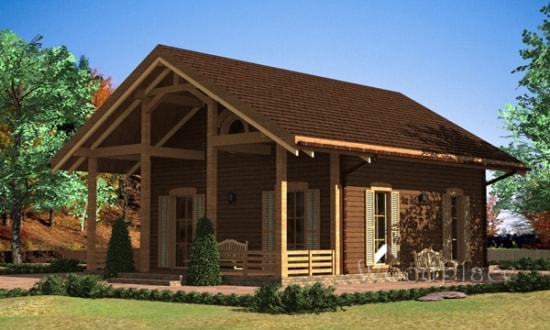 Проект каркасного дома "Ольга"