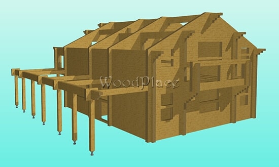 Проект дома "Озёрный замок"