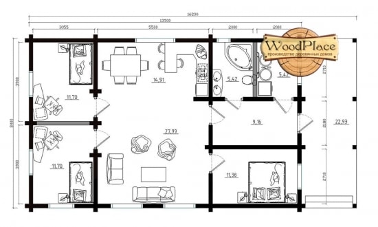 Проект дома "Финский дед"