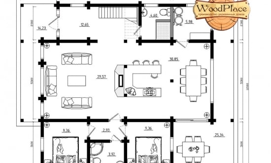 Проект дома "Хостел"