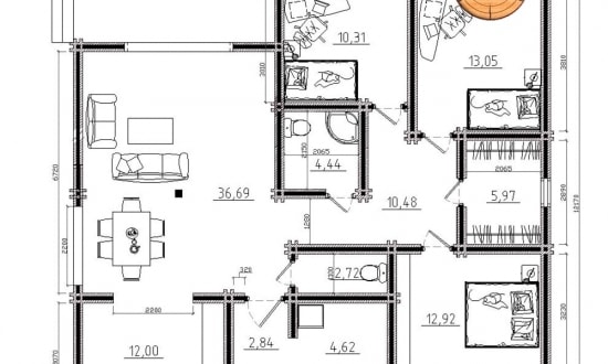 Проект дома "Рига"