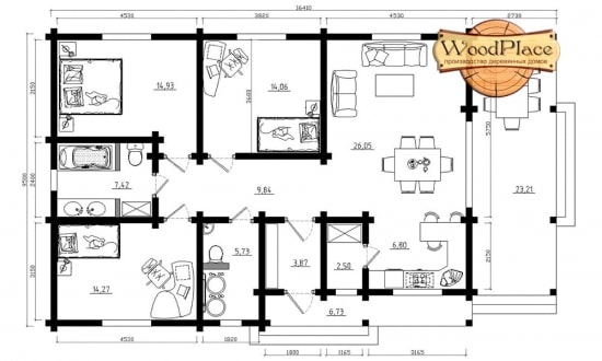 Проект дома "Розмарин"