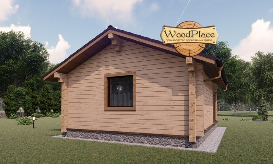 Проект бани "Квадрат"