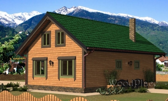 Проект каркасного дома "Слиж"