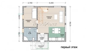 Проект каркасного дома "Уют"