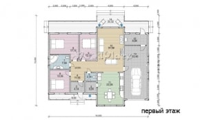 Проект каркасного дома "Белкалий"