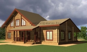 Деревянный дом "Раубичи"