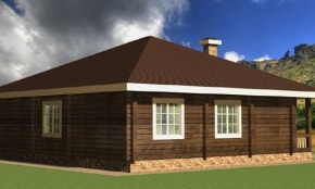 Деревянный дом "Юрий Михайлович" 2