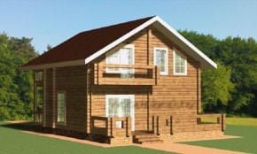 Деревянный дом "Мочаны"