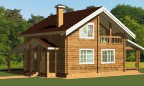 Деревянный дом "Затень" 3