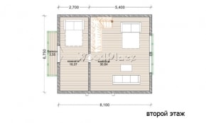 Проект каркасного дома "Уют"