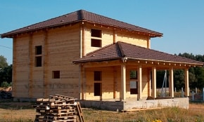 Общий вид на готовый дом