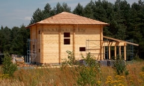 Готовый деревянный дом