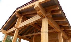 Вид на фасад снизу