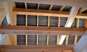 Стропила. Вид изнутри