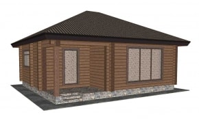 Проект бани  "Боровик"