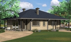 Проект каркасного дома "Алексей"