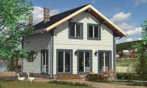 Проект каркасного дома "Барановичи"