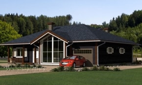 Проект каркасного дома "Белкалий"