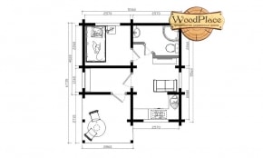 Проект бани "Цветоч"