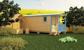 Przenośna wanna ramowa 7x2,2 z werandą