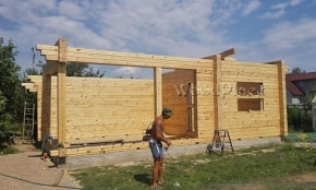 Фотоотчет террасы с баней "Риалт"