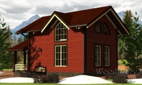 Проект каркасного дома "ГРЭЙМедиа"