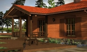 Проект каркасного дома "Юг"