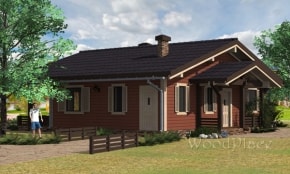 Проект каркасного дома "Юрий"