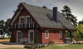 Проект каркасного дома "Киев"