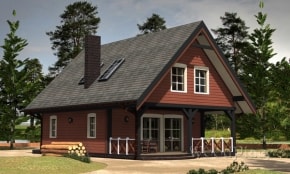 Проект каркасного дома "Киев"