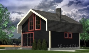 Проект каркасного дома "Конфета"