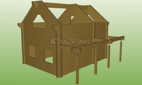 Projekt domu "Łabędzie"