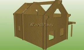 Projekt domu "Łabędzie"