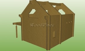 Projekt domu "Łabędzie"