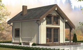 Projekt domu "Łabędzie"