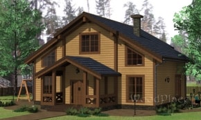 Проект каркасного дома "Лексус"