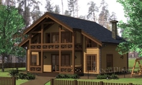 Проект каркасного дома "Лексус"