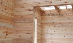 Вид на сруб изнутри