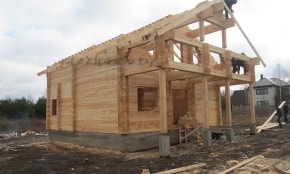 Фасад сруба