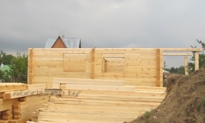 Вид на строительство