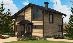 Проект каркасного дома "Москвич"