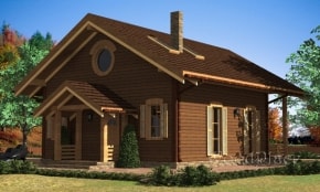 Проект каркасного дома "Ольга"