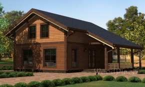 Проект каркасного дома  "Полет"