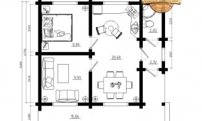 Проект дома "Айсберг"