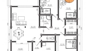 Проект дома "Рига"