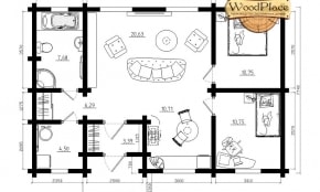 Проект дома "Снегири"