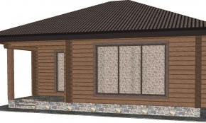 Проект бани  "Боровик"