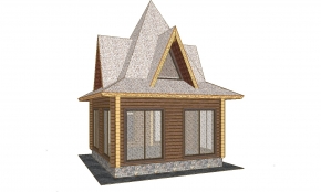 Проект бани  "Теремок"