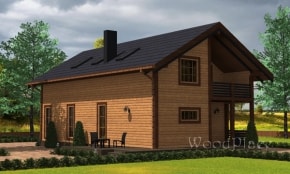 Проект каркасного дома "Раков"